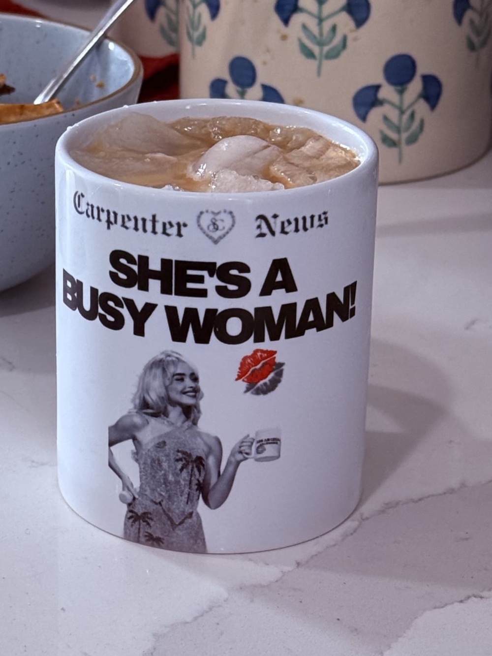 Custom Sabrina Carpenter Busy Woman Mug